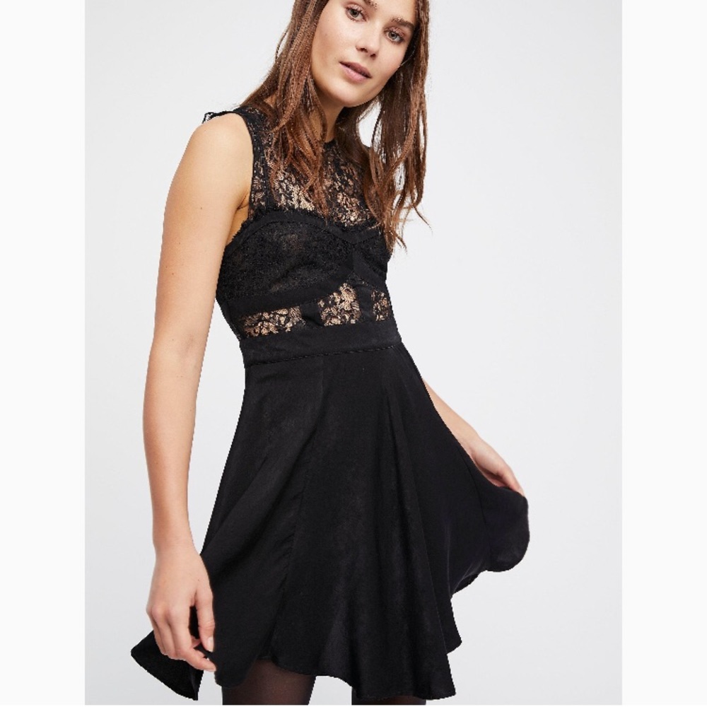 Free People - Eclipse Fit & Flare Slip dress